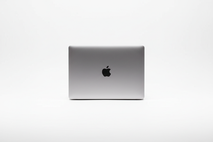 Apple MacBook on white background
